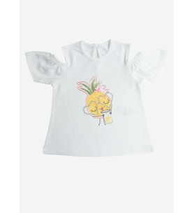 Organik Juice T-Shirt Beyaz