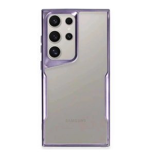 Samsung Galaxy S25 Ultra Kılıf Boyi Silikon Kapak - Derin Mor