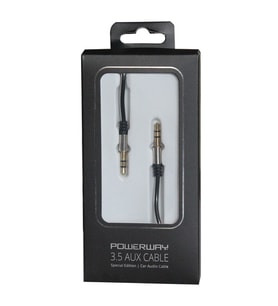 Powerway Aux Kablosu Siyah AX01