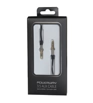 Powerway Aux Kablosu Siyah AX01