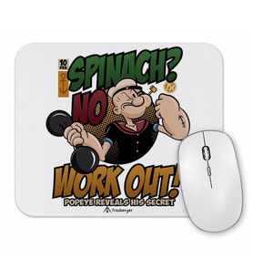 POPEYE WORK OUT Temel reis Mouse Pad
