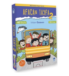 Afacan Tayfa 2 / 1. Sınıf Okuma Seti (10 Kitap) - Vildan Özdemir - Mavi Kirpi Yayınları