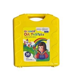 MONAMİ OIL YAĞLI PASTEL BOYA PLASTİK ÇANTALI 36 LI (36 RENK) - 2140441053