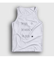 Presmono Unisex Beyaz The Sun The Moon The Truth Dizi Teen Wolf Atlet 341178tt (Beyaz)