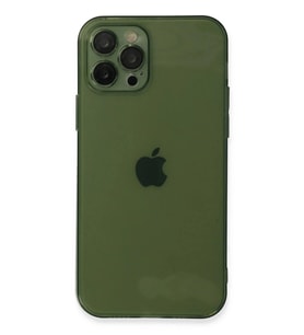 Durukar® iPhone 12 Pro Kılıf Fly Lens Silikon - Yeşil