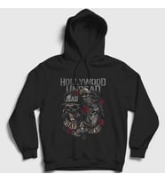 Presmono Unisex Siyah Dead Hollywood Undead Kapüşonlu Sweatshirt 149620tt