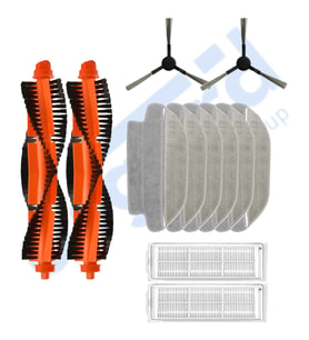 VİOMİ MOP PRO, 3C ,3C PLUS Uyumlu 2 Ana Fırça 2 Yan Fırça 2 Filtre 6 Mop PKT-iasgf0000438
