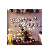 Happy Birthday Doğum Günü Balonu Seti Lüks Set