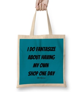 Ellen Degeneres Quotes Gifts - Vintage Retro Rainbow Style Bez Çanta Uzun Saplı