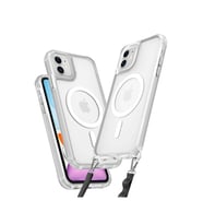 Apple iPhone 12 Kılıf Enka Magsafe Silikon Kılıf - Şeffaf