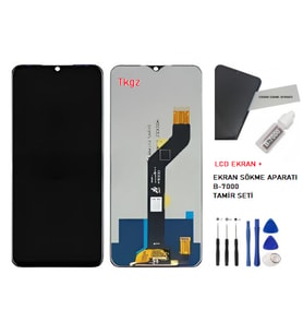 Tecno Pova NEO Uyumlu Lcd Ekran Dokunmatik Servis + B-7000 + TAMİR SETİ