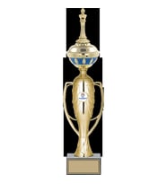 ODAK KUPA - Figürlü Kupalar - Satranç Figürlü Kupalar FG-074 B - 47 cm
