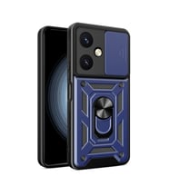 Vivo Y27 Kılıf Pars Lens Yüzüklü Silikon - Lacivert