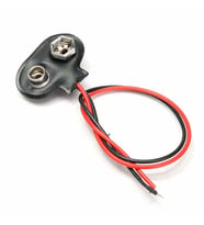 9 Volt Pil Başlığı - Arduino PCB Elektronik Devre Raspberry PIC 9V Pil Bağlantı Kablosu