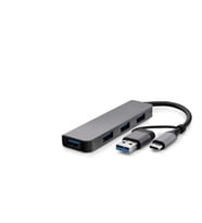 Type-C + Usb3.0 Hub 4*Usb3.0 Gri HDX7825 (Standart)