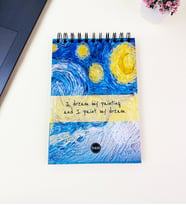 21x14Cm Üstten Spiralli Sketch Book - Eskiz Defteri - Siyah Sayfa - 260 Gr - 56 Yaprak