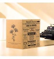 1981 Kraft Kutlama Kartı - Doğum Günü Kartı - Yıl Dönümü Kartı - Nostalji Gazetesi