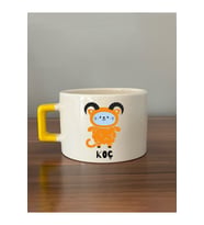Koç Burcu ve Onla Alakalı Komik Açıklama Baskılı Turuncu Kulplu Prime Kupa Bardak Fincan Mug
