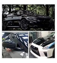 ESEMİZ Piano Black Siyah Hava Kanallı Parlak Koruma Jelatinli Folyo 152CmX2Mt