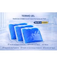 Termo Jel 13X13 Cm 3 Adet Sıcak Soğuk Kompres Jel Pedi