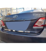 Toyota Corolla Formlu Krom Bagaj Alt Çıta 2007-2013 Paslanmaz Çel