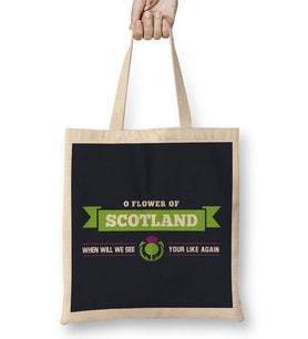 Scottish Rugby Rugby Scotland When Will We See Your Like Again Bez Çanta Uzun Saplı