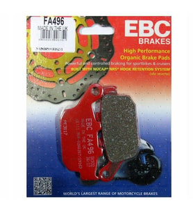 Ebc Fa496 2017-2023 Honda X-ADV Uyumlu Arka Fren Balatası Organik Balata