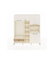 Hyperion Dolap 11 Raflı Tek Çekmeceli 7 Kapaklı 220x44x243 Aytaşı-Aytaşı/Çam