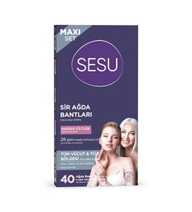 Sesu Sir Ağda Bantları 40 Lı Hassas Ciltler