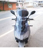 MOTOCAM Motolüx Wow 150  Ön Cam 2023-2026 Model 65cm Füme Renkli 4mm ORTA BOYLU