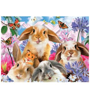 Prime 3D Pet ve Tavşan Selfie Çift Taraflı Puzzle 100 Parça 15053