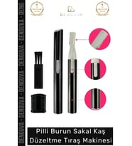 Ense Kulak Kıl Temizleme Ergonomik Hassas Pilli Burun Sakal Kaş Düzeltme Tıraş Makinesi