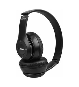P47 Extra Bass Mp3 Fm Radyolu Bluetooth 4.1 Kulak Üstü Kulaklık Siyah