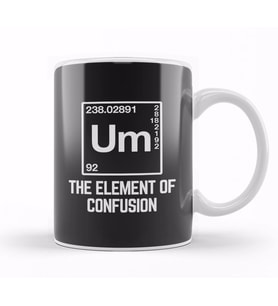 Element Of Confusion Kupa Bardak Porselen