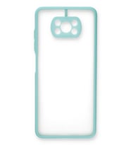 Durukar® Pocophone X3 Kılıf Montreal Silikon Kapak - Turkuaz