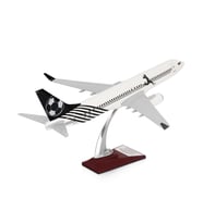 Zekupp - Maket Uçak - Boeing 737-800 1/100 - SİYAH BEYAZ TARAFTAR, Özel Tasarım Model Uçak