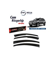 Dacia Duster 2017- Sonrası Mugen Tip Cam Rüzgarlık Sunplex (Siyah)