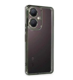 Vivo Y27 Kılıf Razer Lensli Silikon - Yeşil