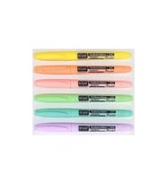 Pastel Fosforlu Kalem Cep Tipi 6 Renk Set