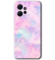 Redmi Note 12 4G Kılıf HD Desen Baskılı Kılıf - Pembe-Duman