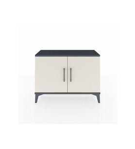 Arges Şifonyer Tek Raflı 2 Kapaklı 88x30x64 Antrasit-Aytaşı