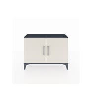 Arges Şifonyer Tek Raflı 2 Kapaklı 88x30x64 Antrasit-Aytaşı