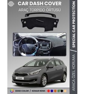 KİA CEED (2013-2019) Torpido Örtüsü Ön Panel Torpido Koruma Tam Uyum Tam Uyum Kaymaz Kolay Montaj