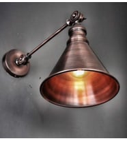 RIOLIGHT BAKIR ESKİTME MAFSALLI HAREKETLİ APLİK (Siyah - Beyaz)