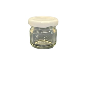 40ml şeffaf cam konserve kavanozu beyaz kapaklı, 12 adet, cam kavanoz, konserve kavanozu, reçel kavanozu, bal kavanozu, saklama kavanozu