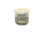 40ml şeffaf cam konserve kavanozu beyaz kapaklı, 12 adet, cam kavanoz, konserve kavanozu, reçel kavanozu, bal kavanozu, saklama kavanozu