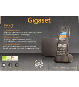 Gigaset E630 Siyah Telsiz Dect Telefon Işıklı Renkli Ekran Sms