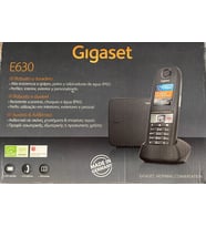 Gigaset E630 Siyah Telsiz Dect Telefon Işıklı Renkli Ekran Sms
