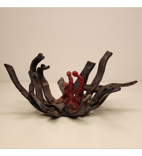 Bdd Art ceramic El Yapımı Seramik Heykel (kafes)