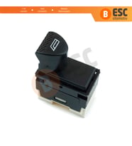 Fiat Siena Albea Palio Strada MK1 178 98809717 İçin Ön Dış Sol Cam Açma Düğmesi 6 Pin Beyaz Soket
